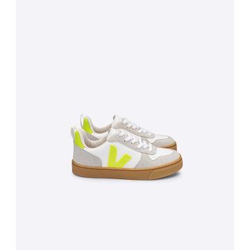 Veja V-10 CWL Joggesko Barn White/Mint | NO 852LIS